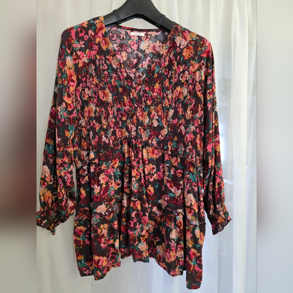 Maurices Floral Blouse - Multicolor